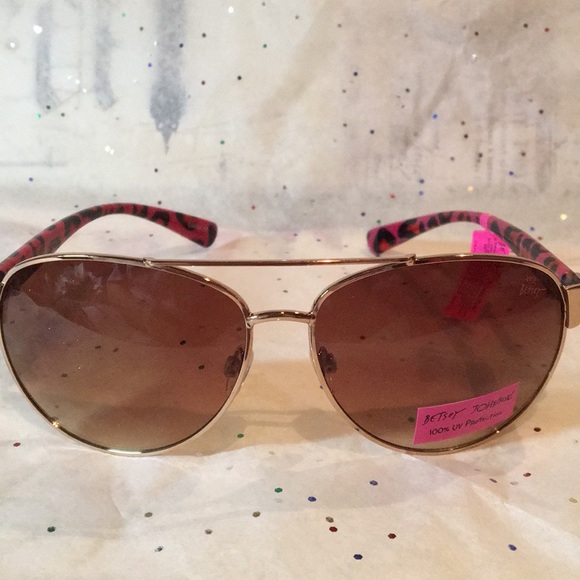 OVERSIZED BETSEY JOHNSON AVIATORS NWT - Picture 2 of 7